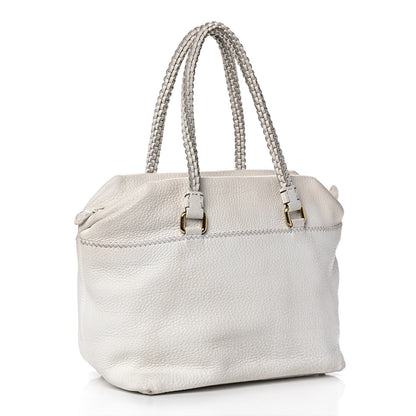 Fendi Cuoio Romano Selleria Tote White 3 of 15