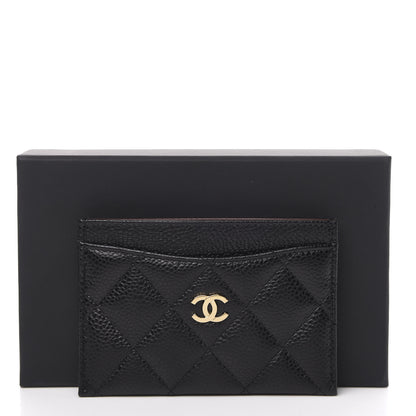 Chanel Caviar Quilted Card Holder Black 9 of 9