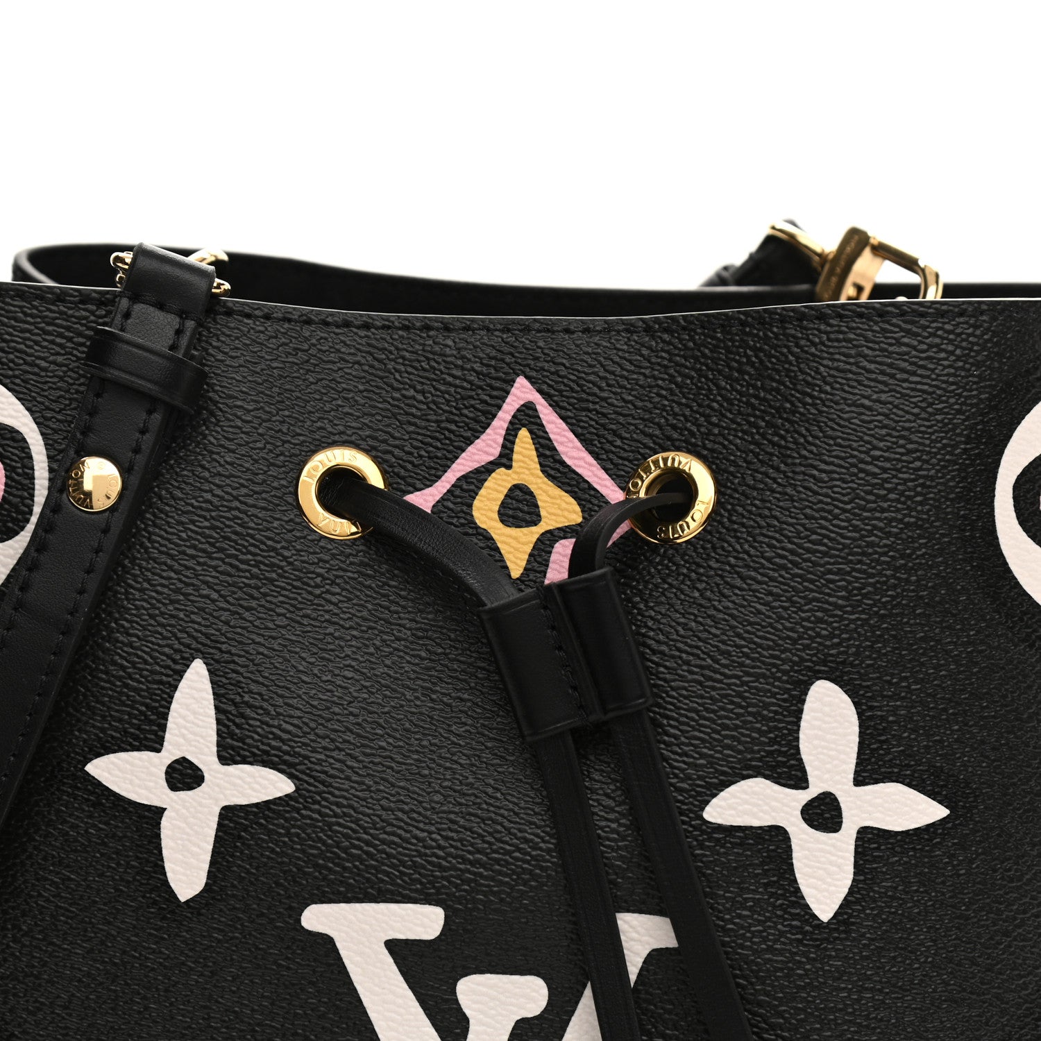 Louis Vuitton Monogram Giant Wild At Heart Neonoe MM Black 8 of 10
