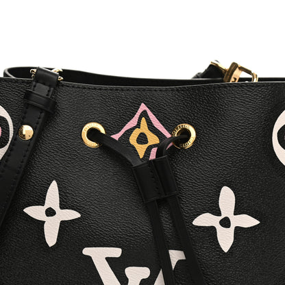Louis Vuitton Monogram Giant Wild At Heart Neonoe MM Black 8 of 10