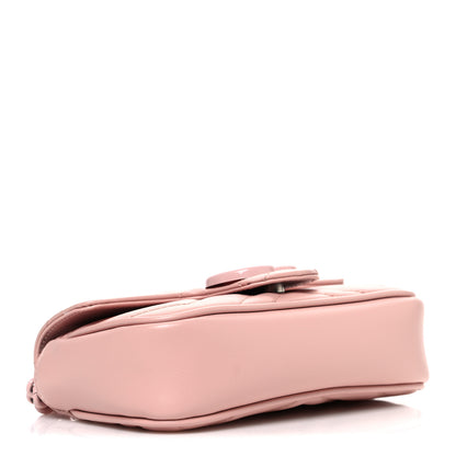 Gucci Calfskin Matelasse Monochrome GG Marmont Chain Belt Bag Perfect Pink 4 of 10