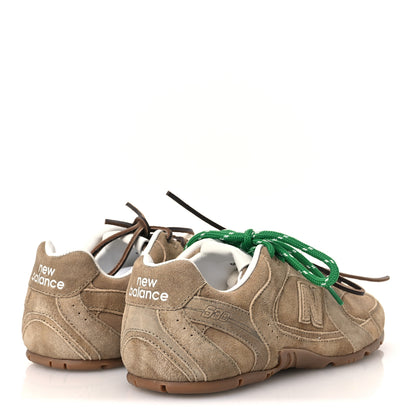 Miu Miu X NEW BALANCE Suede 530 SL Sneakers 37.5 Ecru 5 of 10