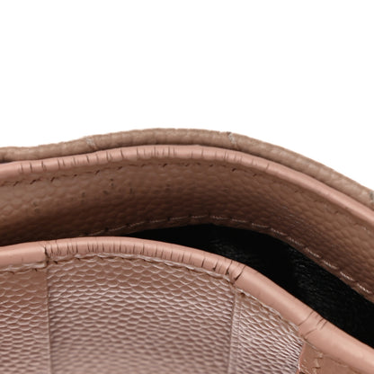 Saint Laurent Grain De Poudre Matelasse Chevron Small Monogram Envelope Wallet Blush 9 of 10