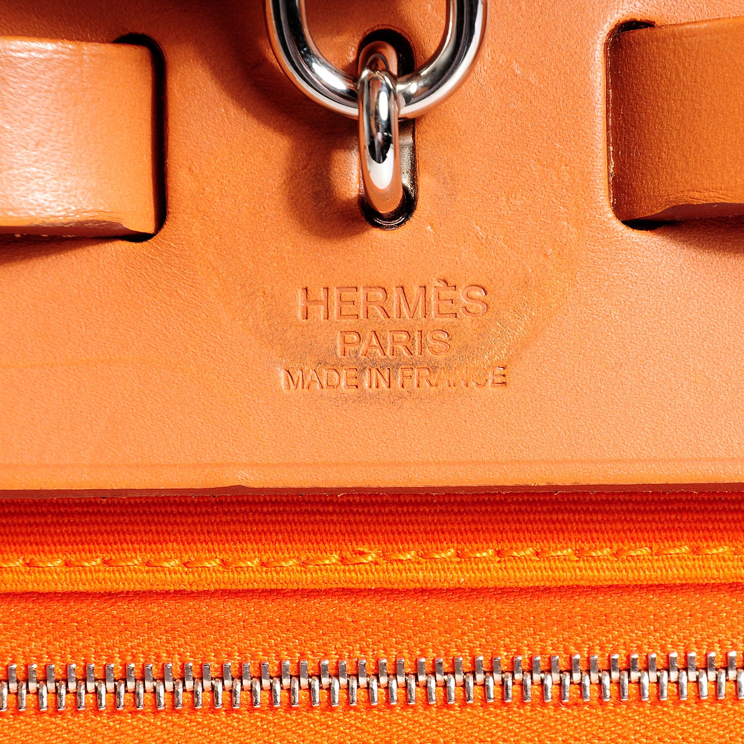 Hermes Toile Herbag Zip 31 PM Orange 19 of 19