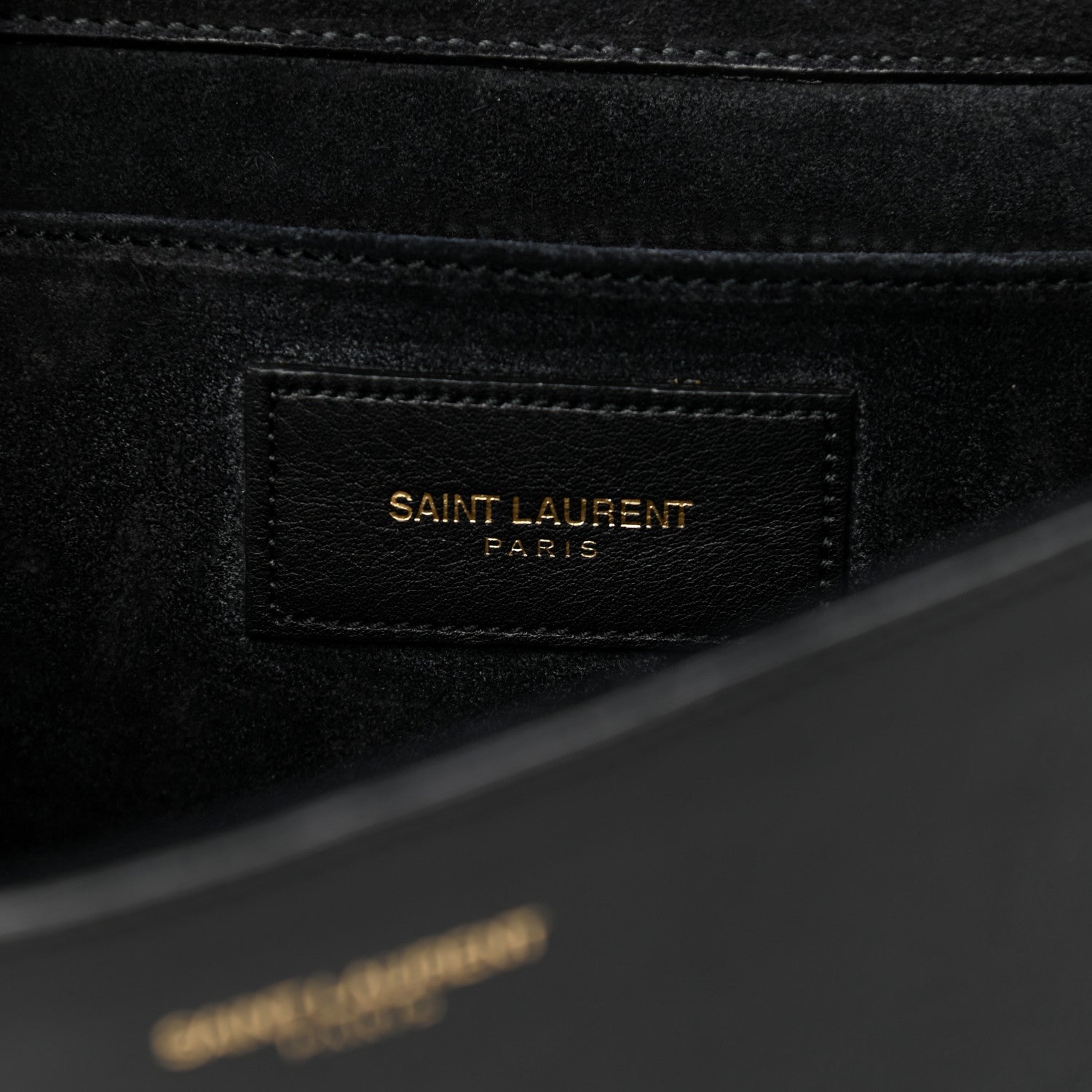 Saint Laurent Calfskin Classic Y Ligne Clutch Black 5 of 10