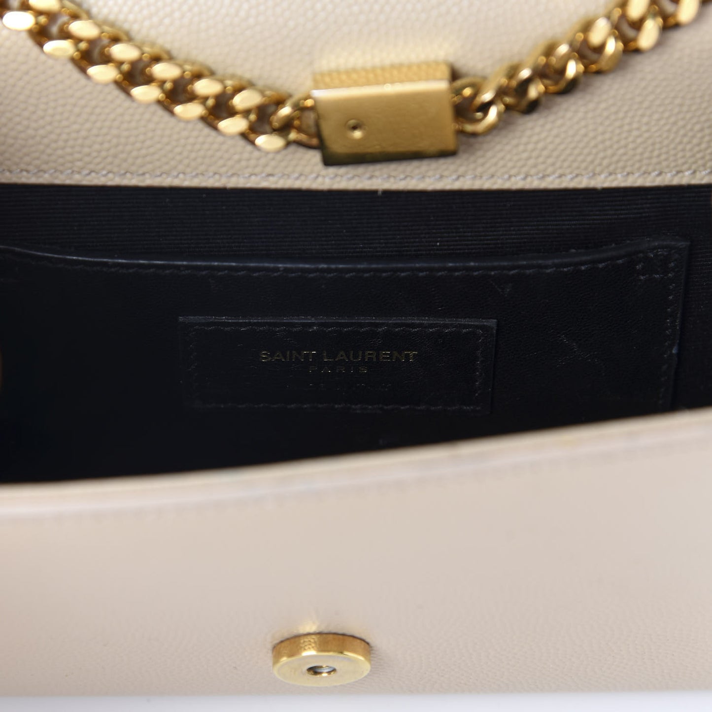 Grain De Poudre Small Monogram Kate Satchel Nude Powder