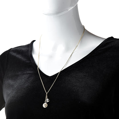 Chanel No 5 CC Necklace Gold 2 of 5
