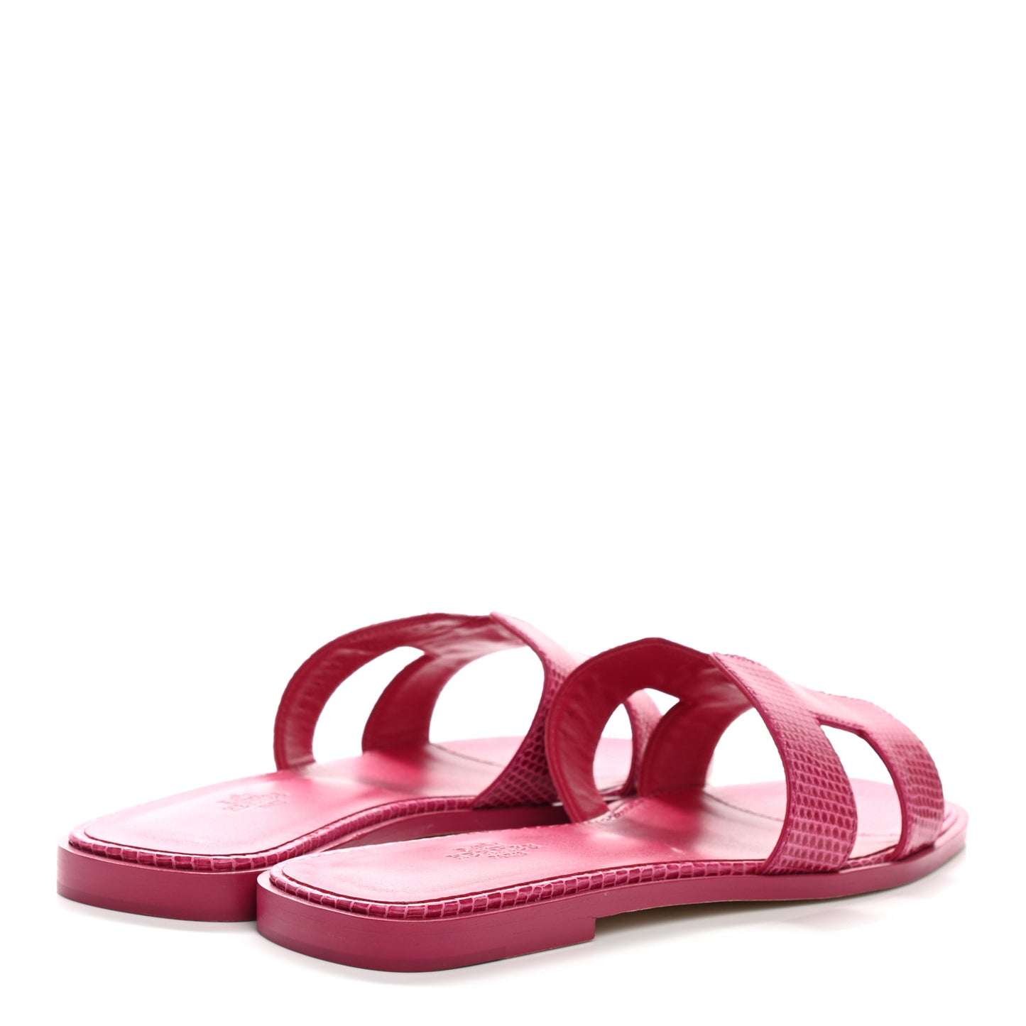 Lizard Oran Sandals 40 Fuchsia