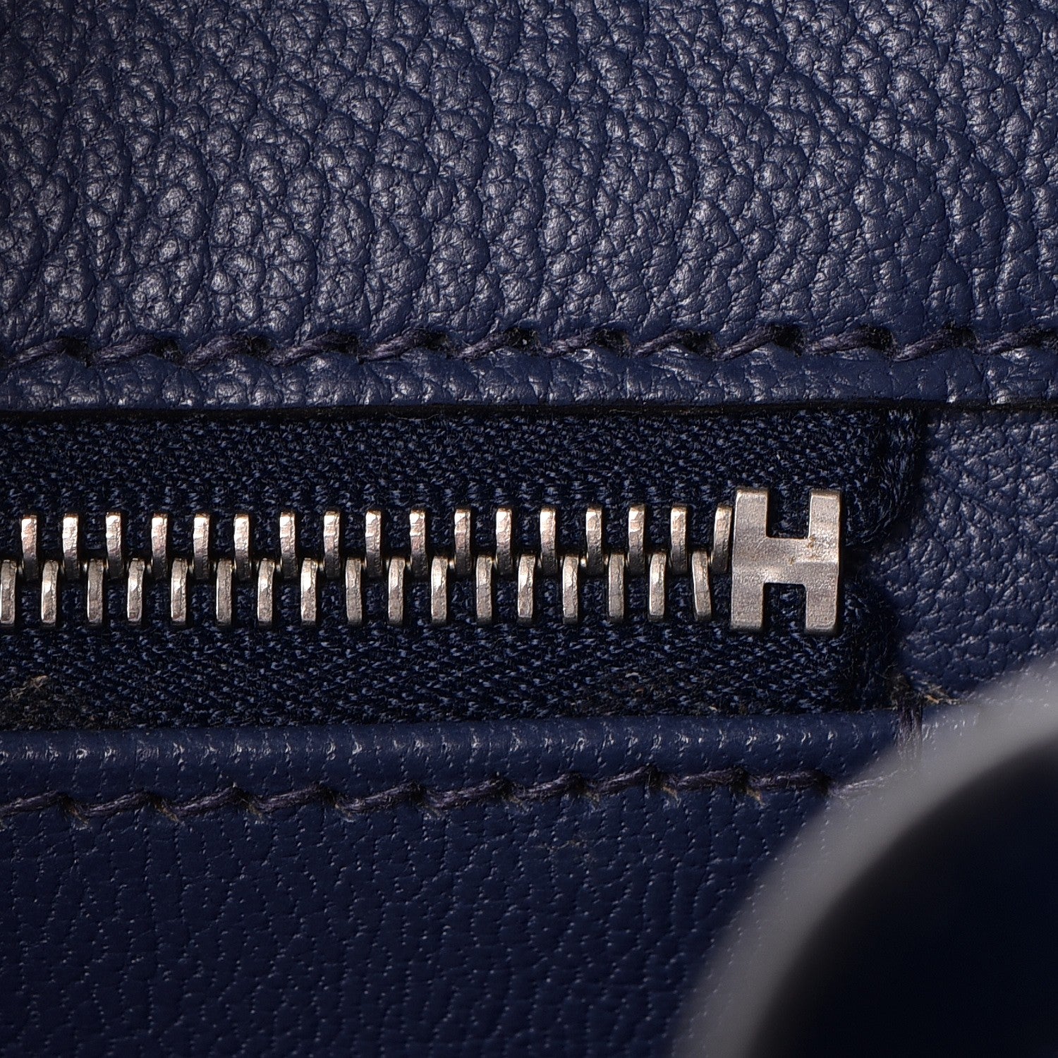 Hermes Taurillon Clemence Birkin 35 Bleu Brighton 19 of 34