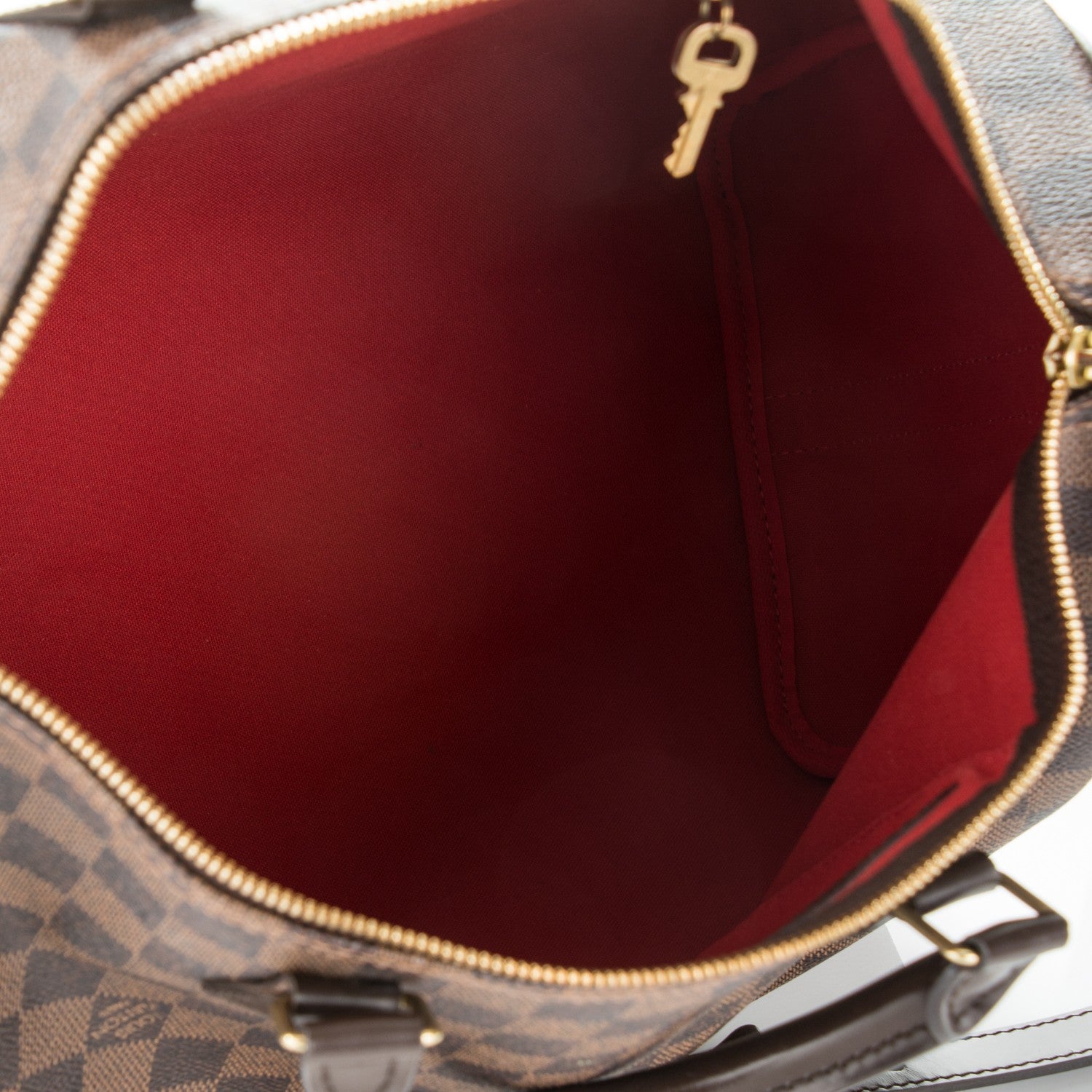 Louis Vuitton Damier Ebene Speedy Bandouliere 35 5 of 8