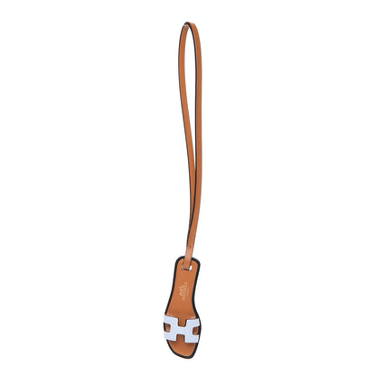 Hermes Epsom Butler Calfskin Hunter Oran Nano Bag Charm Bleu Brume 1 of 4