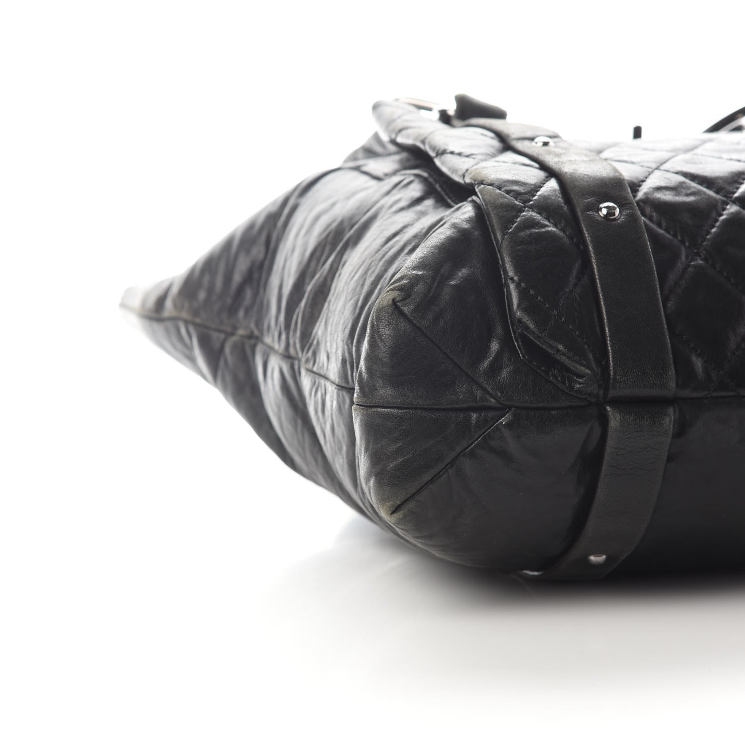 Chanel Lambskin Quilted 8 Knots Tote Black 8 of 12