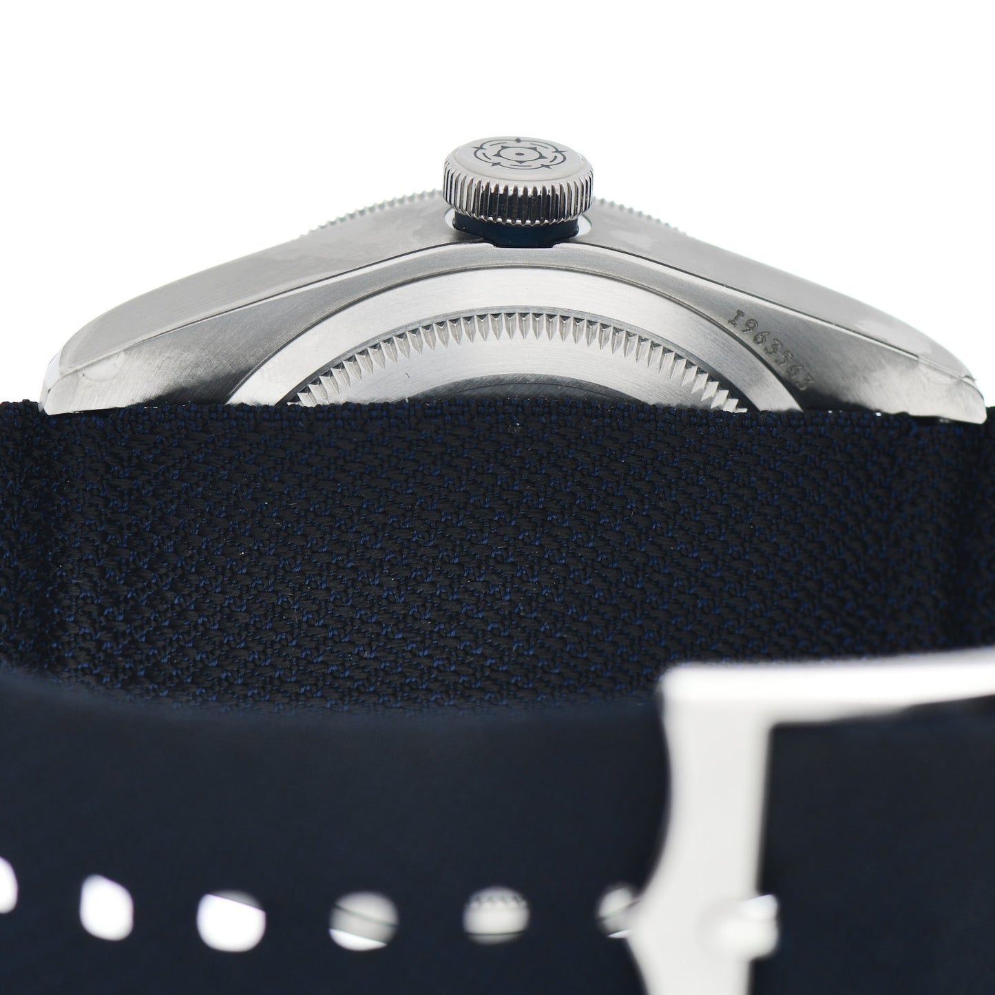 Stainless Steel Fabric 41mm Black Bay GMT Automatic Watch Blue 79230B