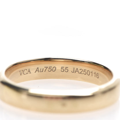 Van Cleef & Arpels 18K Yellow Gold 4mm Toujours Wedding Band Ring 55 7.25 4 of 5