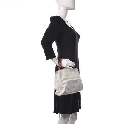 Chanel Lambskin CC Handle Tote White 2 of 11