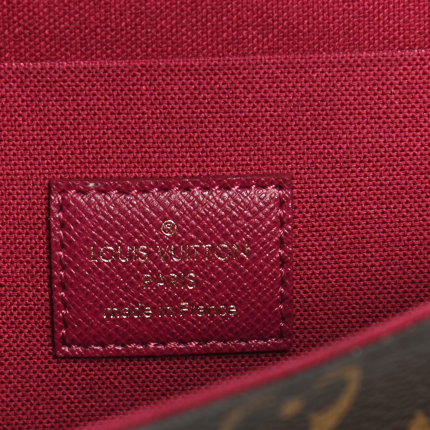 Louis Vuitton Monogram Pochette Felicie Chain Wallet Fuchsia 11 of 18