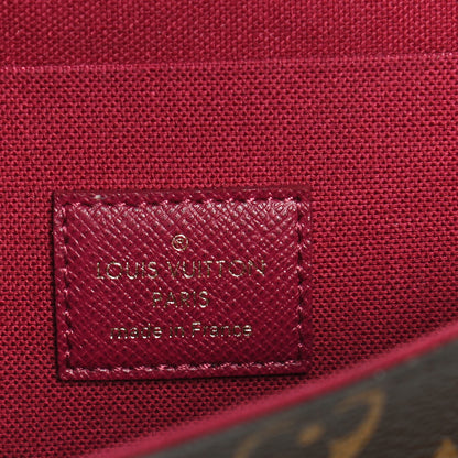 Louis Vuitton Monogram Pochette Felicie Chain Wallet Fuchsia 11 of 18