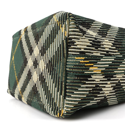 Burberry Canvas Peg Medium Duffle Bag Ivy 9 of 9
