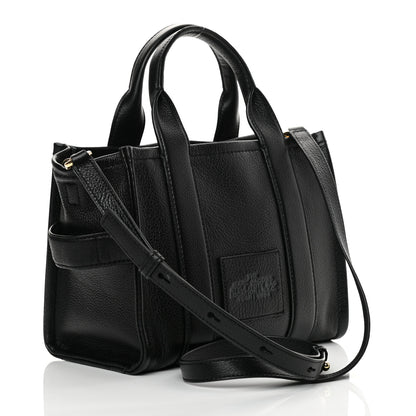 Marc Jacobs Grained Calfskin Small The Tote Bag Black 3 of 12