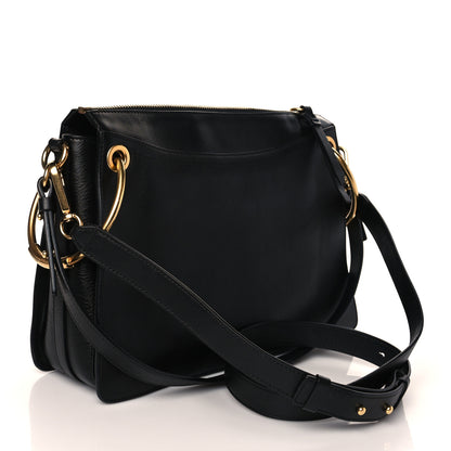 Chloe Calfskin Suede Medium Roy Bag Black 3 of 9