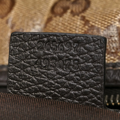 Gucci Crystal Monogram Medium Joy Boston Dark Brown 6 of 13