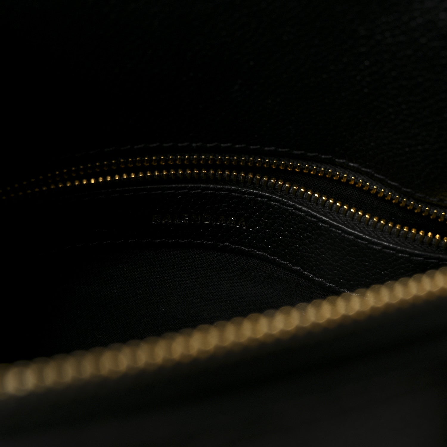 Balenciaga Signature Grained Calfskin Logo S Ville Top Handle Bag Black 6 of 9