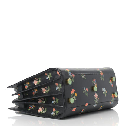 Saint Laurent Calfskin Prairie Printed Nano Sac De Jour Black 4 of 14