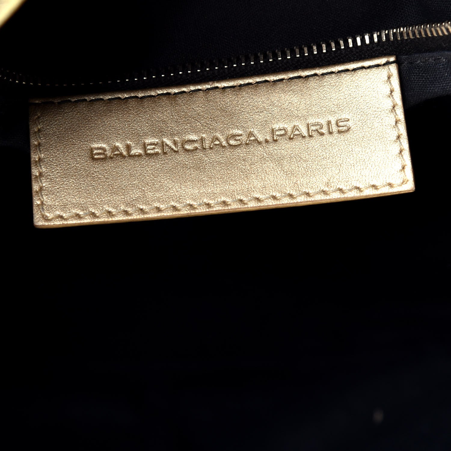 Balenciaga Laminated Agneau Classic Silver Hardware City Gold 6 of 9