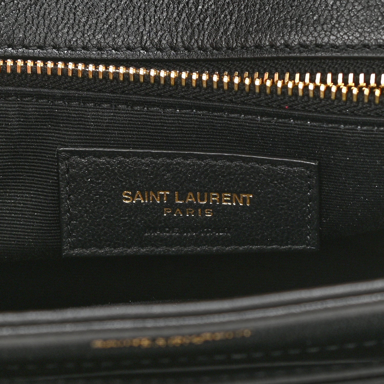 Saint Laurent Lambskin Quilted Mini Becky Chain Bag Black 7 of 12