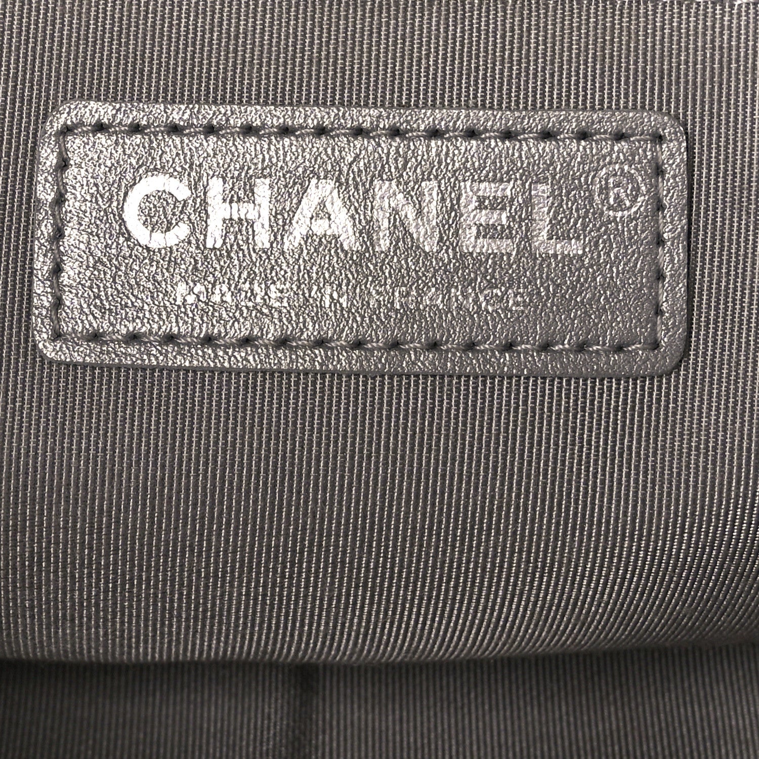 Chanel Metallic Lambskin Medium Chain All Over Flap Silver 6 of 12
