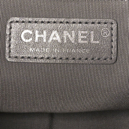 Chanel Metallic Lambskin Medium Chain All Over Flap Silver 6 of 12