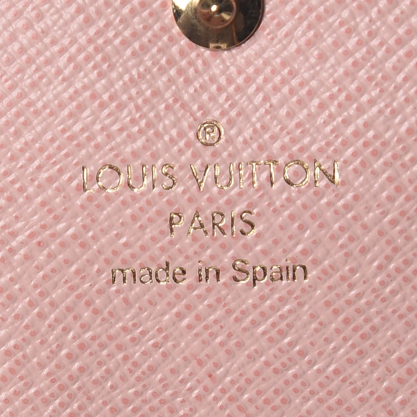 Damier Ebene Caissa Wallet Rose Ballerine