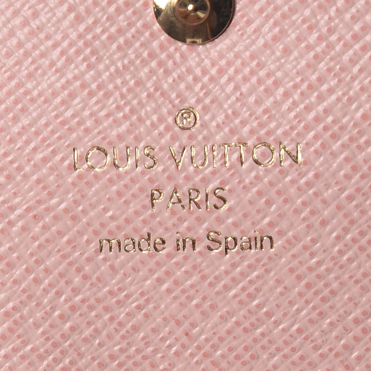 Louis Vuitton Damier Ebene Caissa Wallet Rose Ballerine 8 of 13