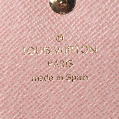 Louis Vuitton Damier Ebene Caissa Wallet Rose Ballerine 8 of 13