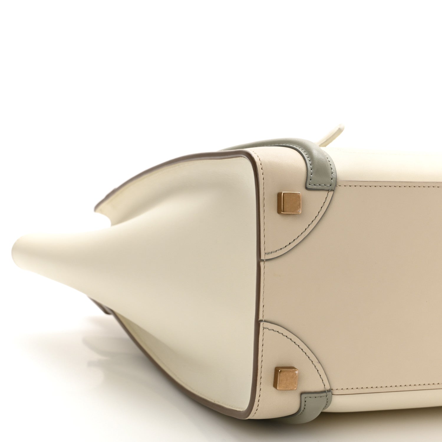 Celine Shiny Smooth Calfskin Micro Tri-Color Luggage Natural 10 of 11