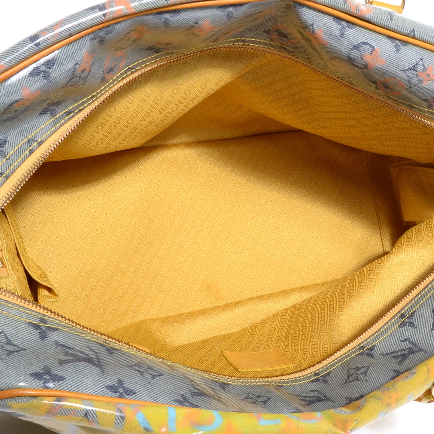 Monogram Pulp Defile Weekender GM Yellow
