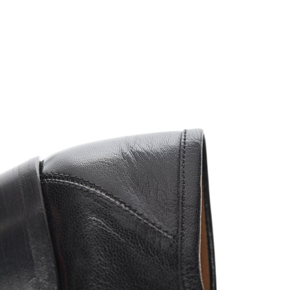 Gucci Lambskin Union Jack Horsebit Loafer Pumps 38 Black 9 of 14