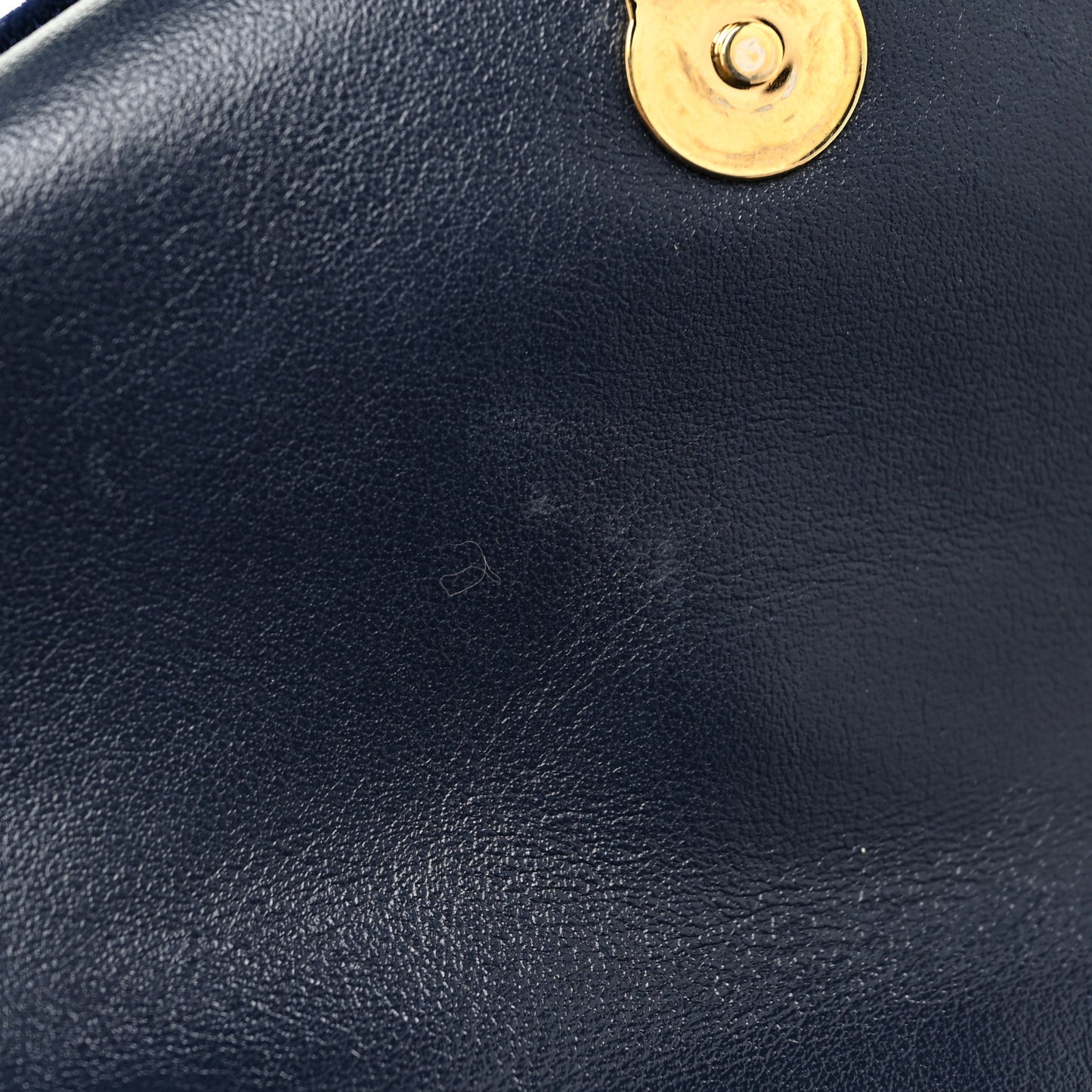 Velvet Y Quilted Monogram Toy Loulou Crossbody Bag Navy