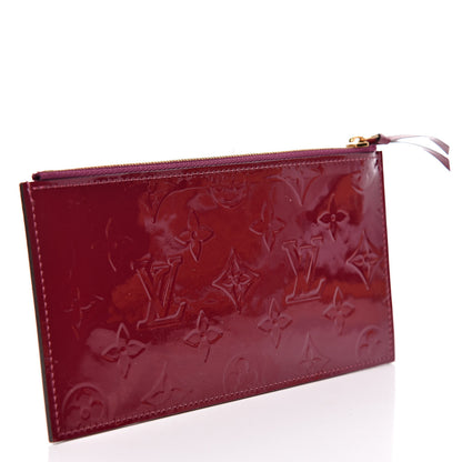 Louis Vuitton Vernis Felicie Chain Wallet Zippered Insert Magenta 3 of 6
