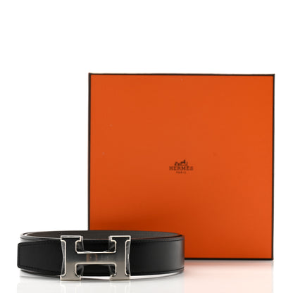 Hermes Box Togo 32mm H Belt 85 Black Etain 6 of 6