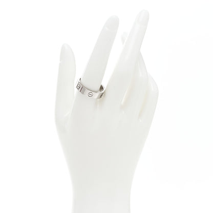 Cartier 18K White Gold 5.5mm LOVE Ring 61 9.75 2 of 5