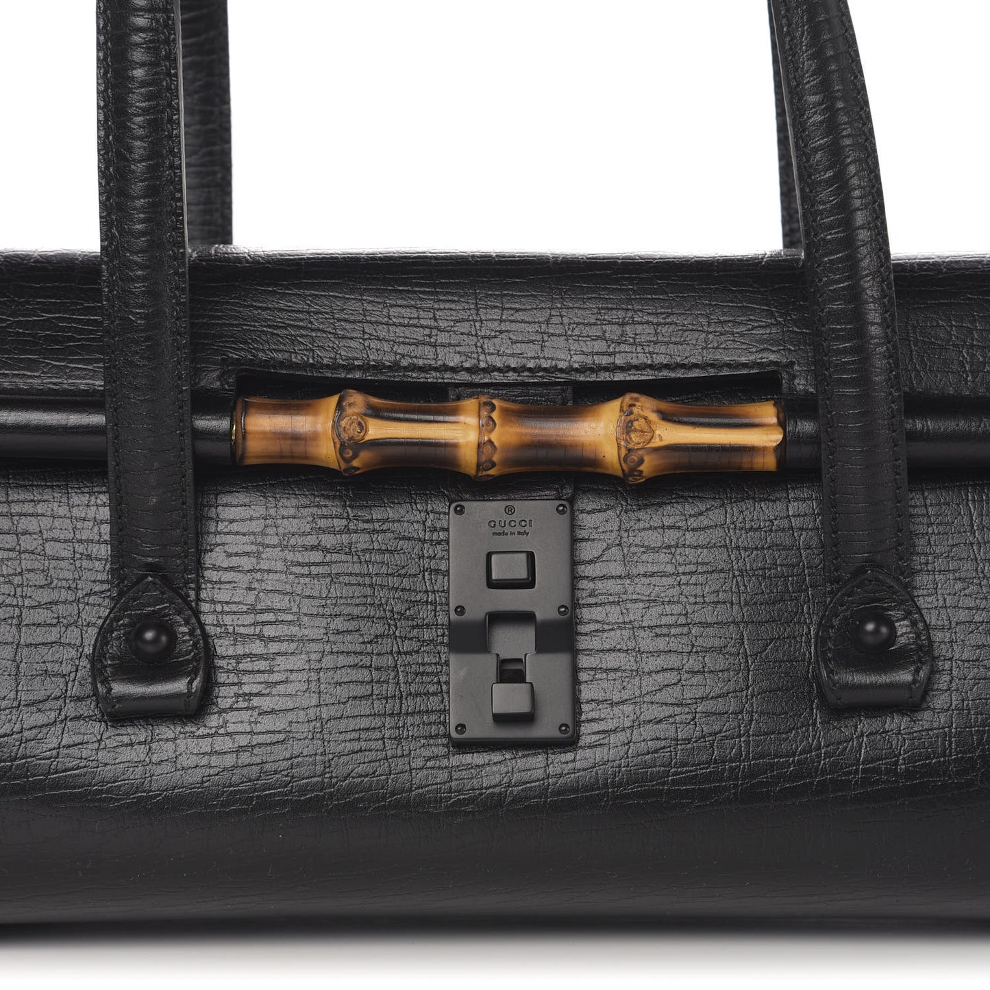 Calfskin Bamboo Bullet Black