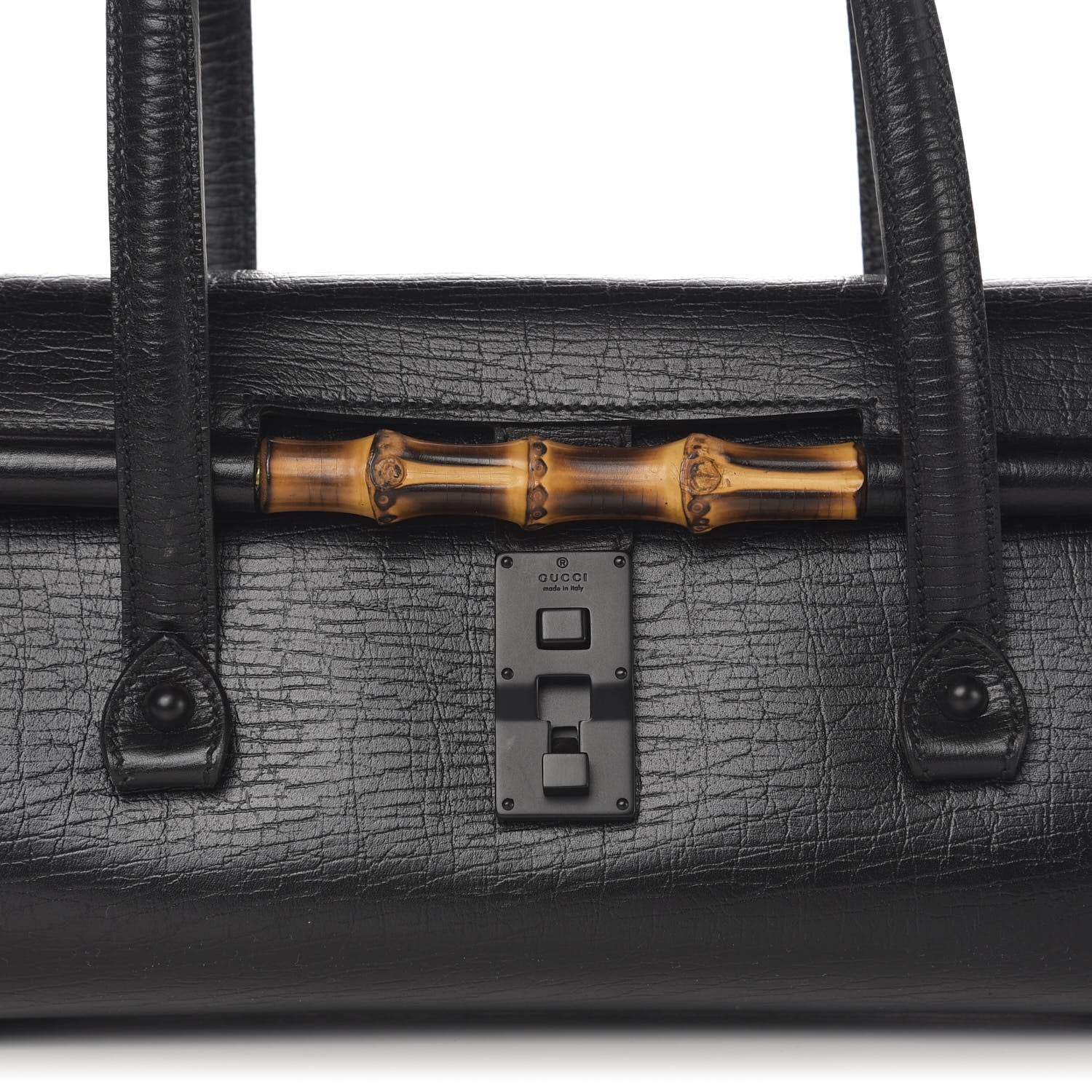Gucci Calfskin Bamboo Bullet Black 10 of 10