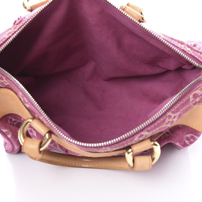 Louis Vuitton Monogram Denim Neo Speedy Fuchsia 5 of 21