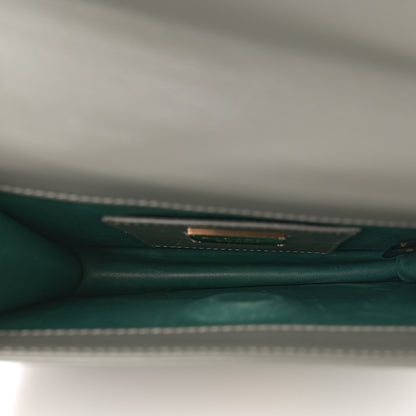 Bulgari Galuchat Calfskin Serpenti Forever Crossbody Bag Grey 5 of 14