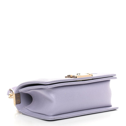 Chanel Caviar Quilted Small Boy Flap Light Purple 4 of 12