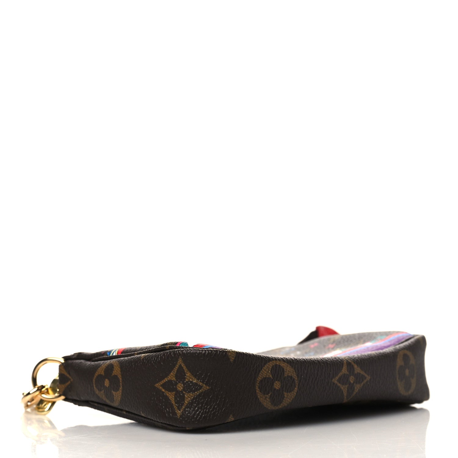 Louis Vuitton Monogram 2020 Christmas Animation Bumper Cars Mini Pochette Accessories Coquelicot 4 of 6