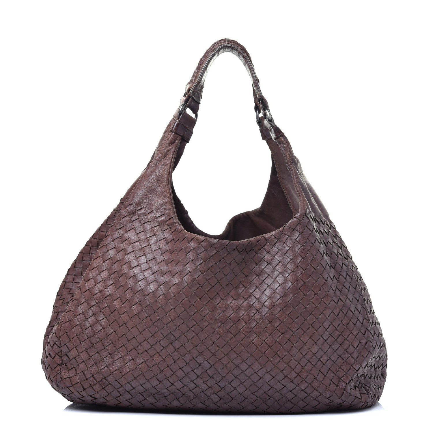 Bottega Veneta Nappa Intrecciato Large Campana Ebano 1 of 14