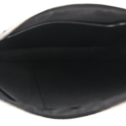 Christian Dior Oblique A4 Flat Pouch Clutch Blue 5 of 12