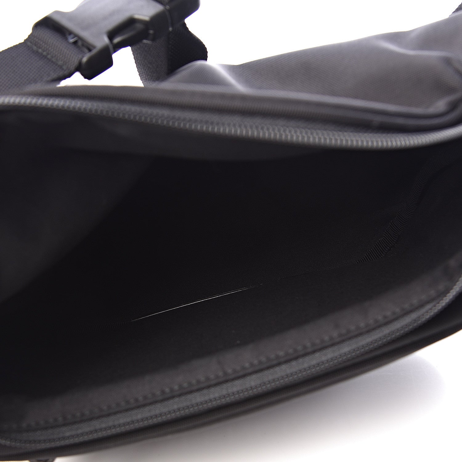 Balenciaga Nylon Crest Logo Embroidered Explorer Beltpack Black 6 of 11